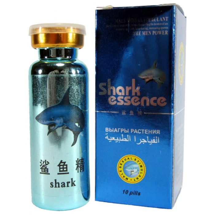 Таблетки Shark Essence (Акулій Екстракт) для сильної ерекції (ціна за упаковку, 10 таблеток)