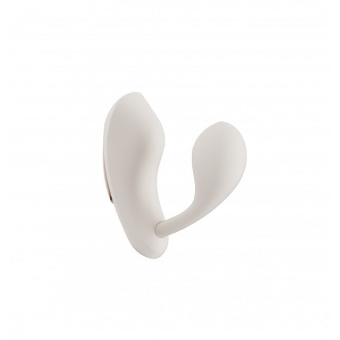 Вібратор у трусики з пультом керування Qingnan No.6 Wireless Control Beige білий