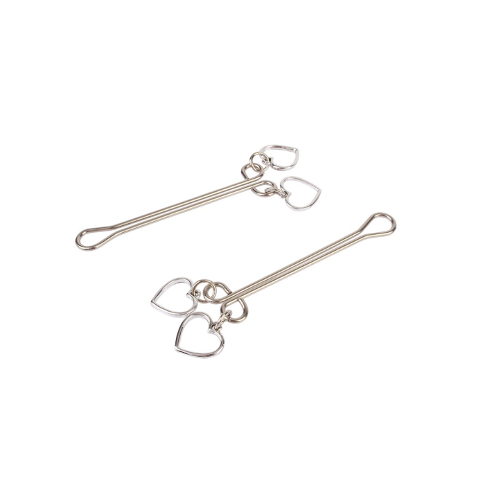 Затискачі на соски CHISA Senuelo Fetish Fantasy Heart Nipple Clamps у формі серця