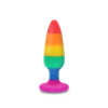 Анальна пробка TOY JOY Hunk Plug, L, різнокольорова, 13 х 3.9 см