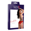 Мереживні трусики з відкритою інтимною зоною Nicolette Daring Intimates, червоні, S/M