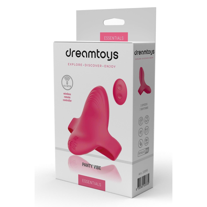 Вібратор у трусики з пультом керування Dream Toys Essentials Panty Vibe, рожевий