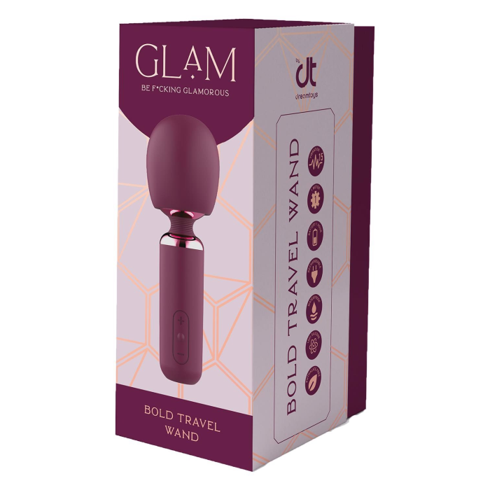 Вібратор мікрофон Deam Toys Glam Bold Travel Wand, фіолетовий