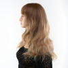 Перука довга хвиляста з чубчиком Fetish Hair омбре русявий, 50 см