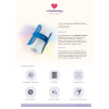 Мастурбатор Lovehoney Mon Ami Adjustable із відкритим каналом, біло-блакитний