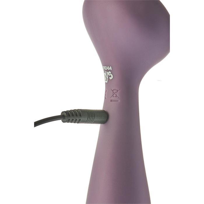 Вібромасажер двосторонній з функцією нагріву Dream toys Royal Fantasies Panacea фіолетовий