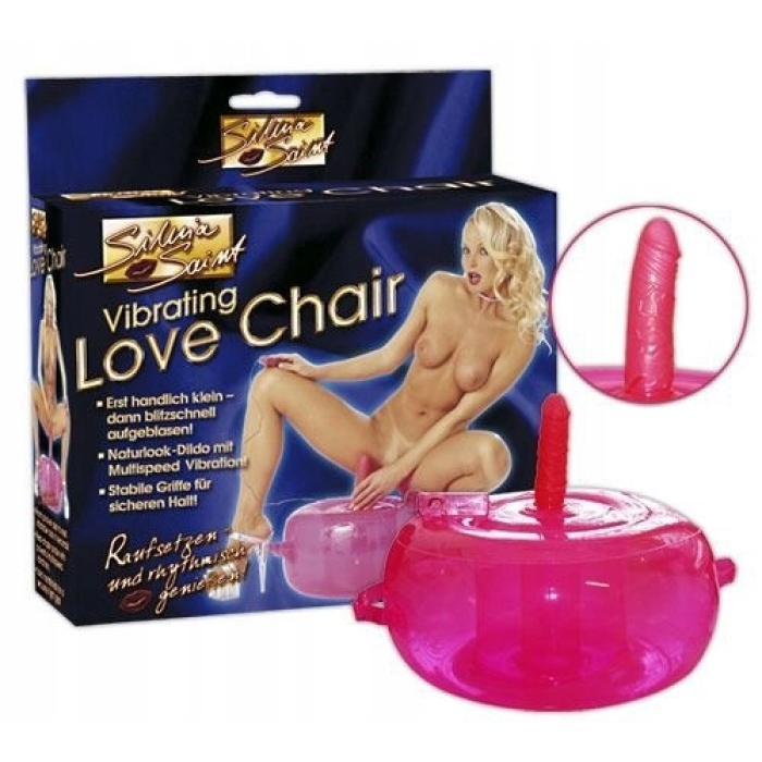 Надувна секс-подушка You2Toys S.Love Chair із вбудованим реалістичним вібратором, рожева