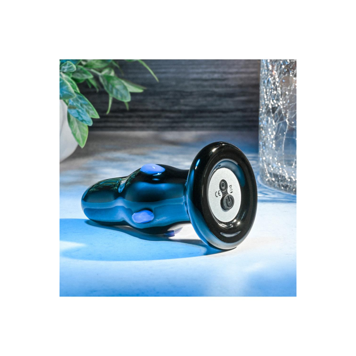 Анальна пробка скляна з вібрацією A&E REAR ROCKER VIBRATING GLASS ANAL PLUG