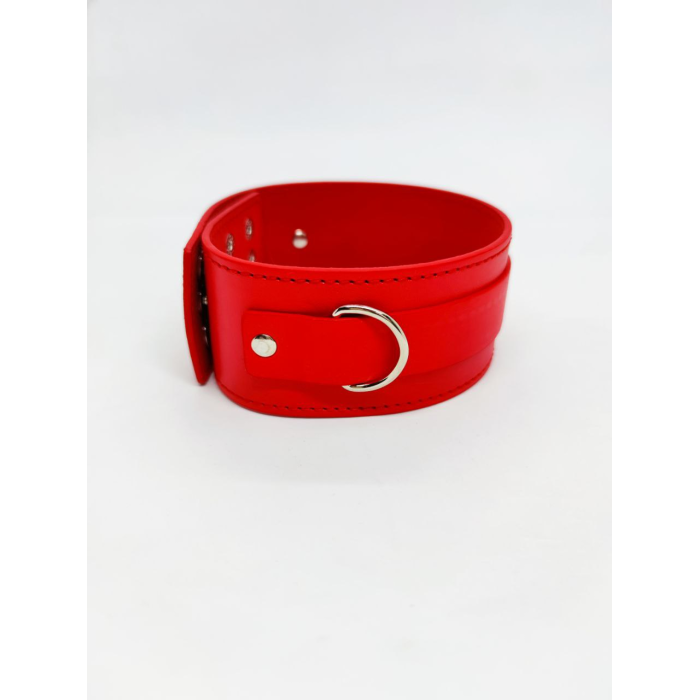 Нашийник з повідцем DS Fetish Collar with leash red metal