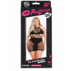 Сукня з відкритою спиною Pink Lipstick Girl Gone Bad Dress, чорний, Plus Size