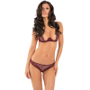 Комплект білизни WITH LOVE HALF CUP BRA SET, S/M