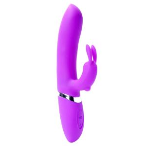 Вибратор-кролик CLARA Purple 12 функций вибрации и 6 пульсаций USB