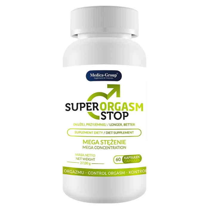 Капсули для затримання еякуляції Medica Group Super Orgasm Stop, 60 капсул