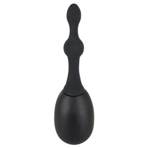 Анальний душ із медичного силікону Black Velvets Douche, чорний, Small