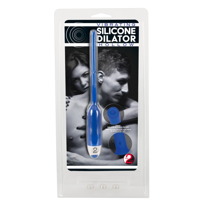 Уретральний вібростимулятор You2Toys Vibrating Silicone Dilator, синій