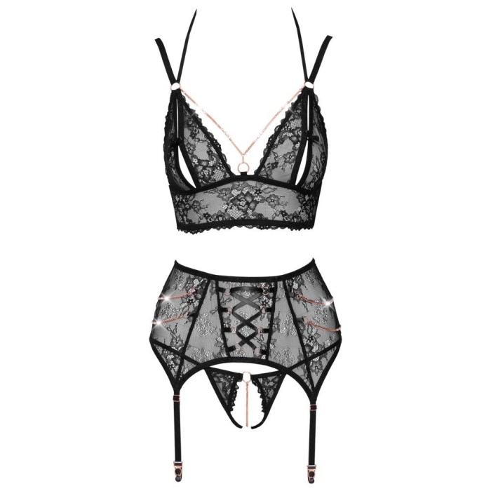 Комплект білизни Bra Suspender Set M
