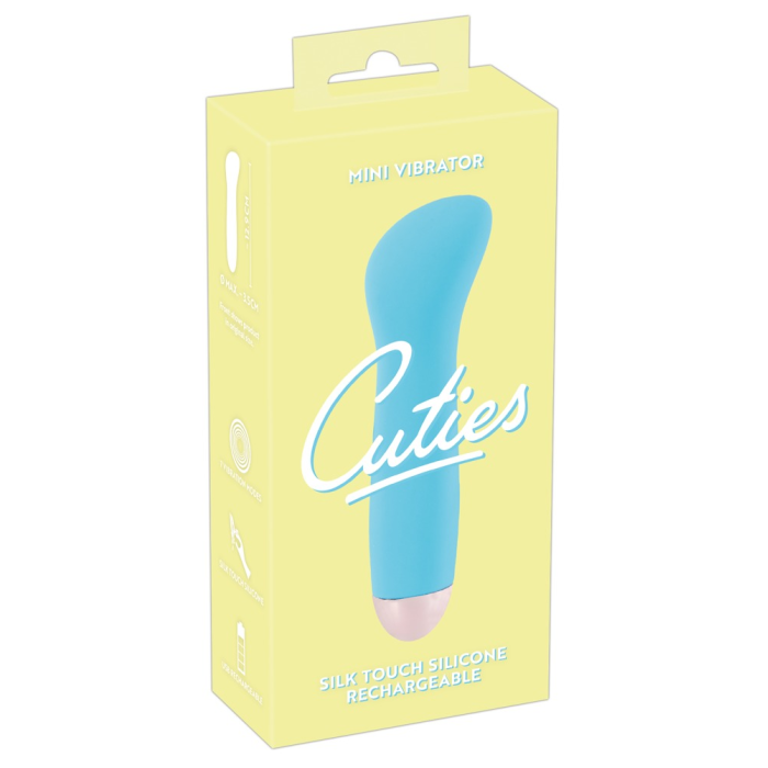 Міні-вібратор Cuties для точки G, блакитний