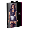 Костюм покоївки для рольових ігор Cottelli Collection Maid's Dress, чорно-білий, M