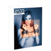 Шкіряні наручники Zado FETISH Leather Cuffs з м'якою підкладкою всередині, чорні