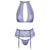 Комплект сексуальний Kissable Suspender Set S/M
