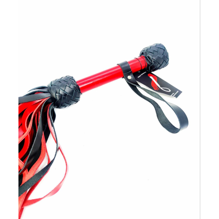 Флогер модель Flog3-35хвостів RED/Black (Шкіра) N
