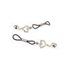 Затискачі на соски CHISA Senuelo Heart Echo Nipple Clamps з дзвіночками