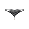Стрінги з перлами S/M Daring Intimates, чорні