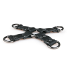Хрестовина , Zwarte Kunstleren Hogtie