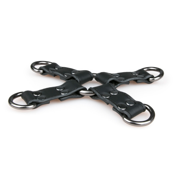 Хрестовина , Zwarte Kunstleren Hogtie