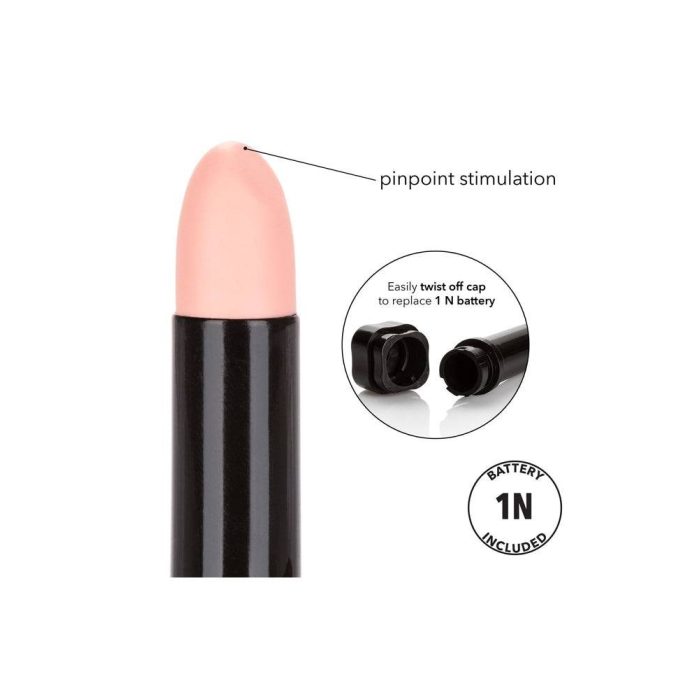 Вібратор-помада для кліторальної стимуляції CalExotic Hide & Play Lipstick, чорний
