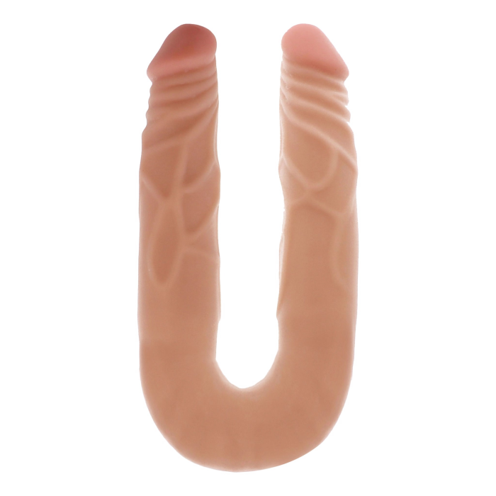 Двосторонній фалоімітатор Toy Joy Double Dong, бежевий