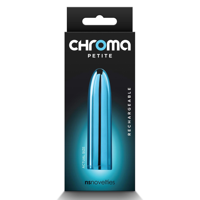 Віброкулька NS Novelties, що перезаряджається, Chroma Petit, блакитний