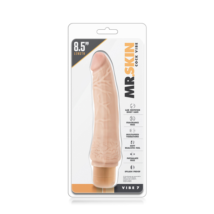 Вібратор Mr. SKIN COCK VIBE 7