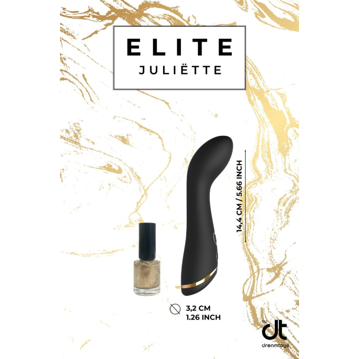 Вібромасажер для точки G Dream Toys Elite Juliette чорний