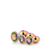 Набір райдужних анальних пробок GLEAMING LOVE MULTICOLOUR PLUG SET