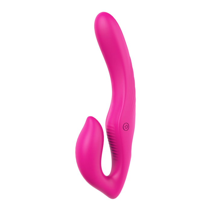 Безремневий страпон VIBES of LOVE REMOTE DOUBLE DIPPER