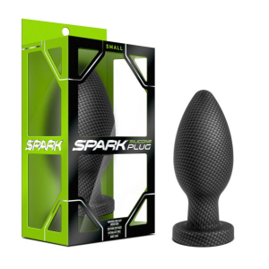 Анальна пробка силікон BLUSH SPARK SILICONE PLUG SMALL CARBON FIBER