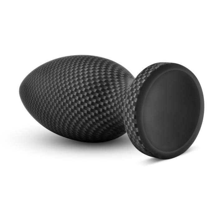 Анальна пробка силікон BLUSH SPARK SILICONE PLUG SMALL CARBON FIBER