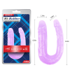 Фалоімітатор подвійний Chisa Hi-Rubber 13 Inch Dildo, фіолетовий