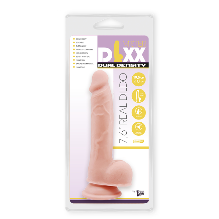 Фалоімітатор з подвійною щільністю Mr. DIXX 7.6INCH DUAL DENSITY DILDO