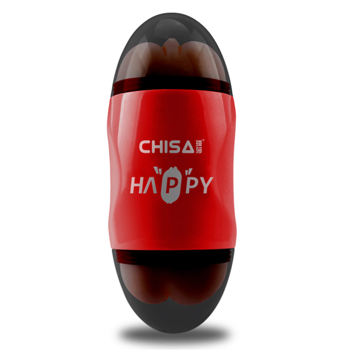 Мастурбатор двосторонній Вагіна та Рот Chisa Portable Happy Cup у колбі