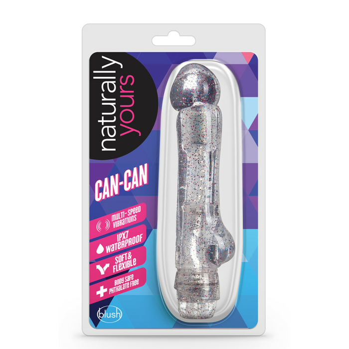 Вібратор гелевий Blush Naturally Yours Can-Can Clear