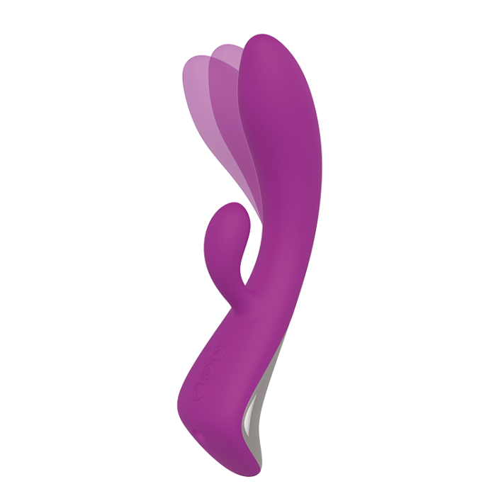 Подвійний вібратор Dream Toys VIBES OF LOVE ROCKING BUNNY PURPLE
