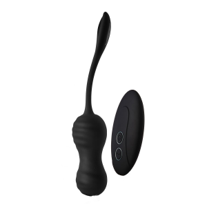 Віброяйце з пультом керування Dream Toys Dark Desires Virginia чорний, 18.6 х 3.5 см