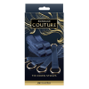 Система фіксації до ліжка NS Novelties BONDAGE COUTURE TIE DOWN STRAPS BLUE