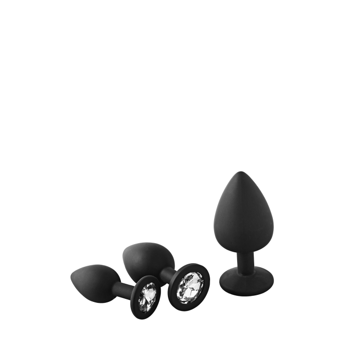 Набір анальних пробок Dream Toys Fantasstic White Stone