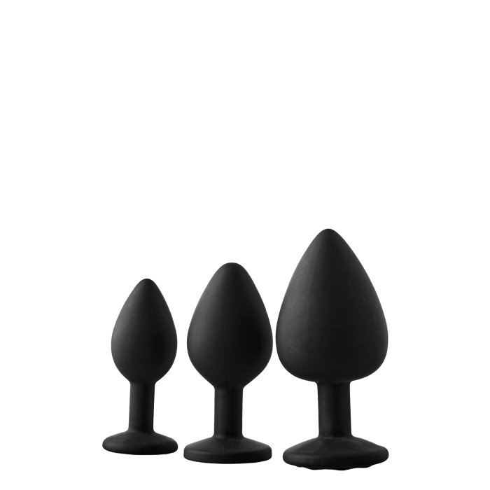 Набір анальних пробок Dream Toys Fantasstic White Stone