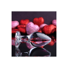 Скляна анальна пробка ADAM ET EVE RED HEART GEM GLASS PLUG LARGE
