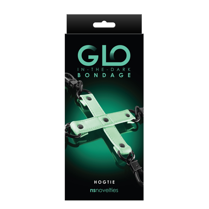 Система фіксації NS Novelties GLO BONDAGE HOG TIE, що світиться