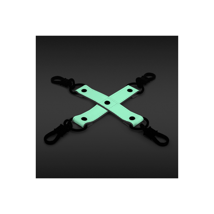 Система фіксації NS Novelties GLO BONDAGE HOG TIE, що світиться